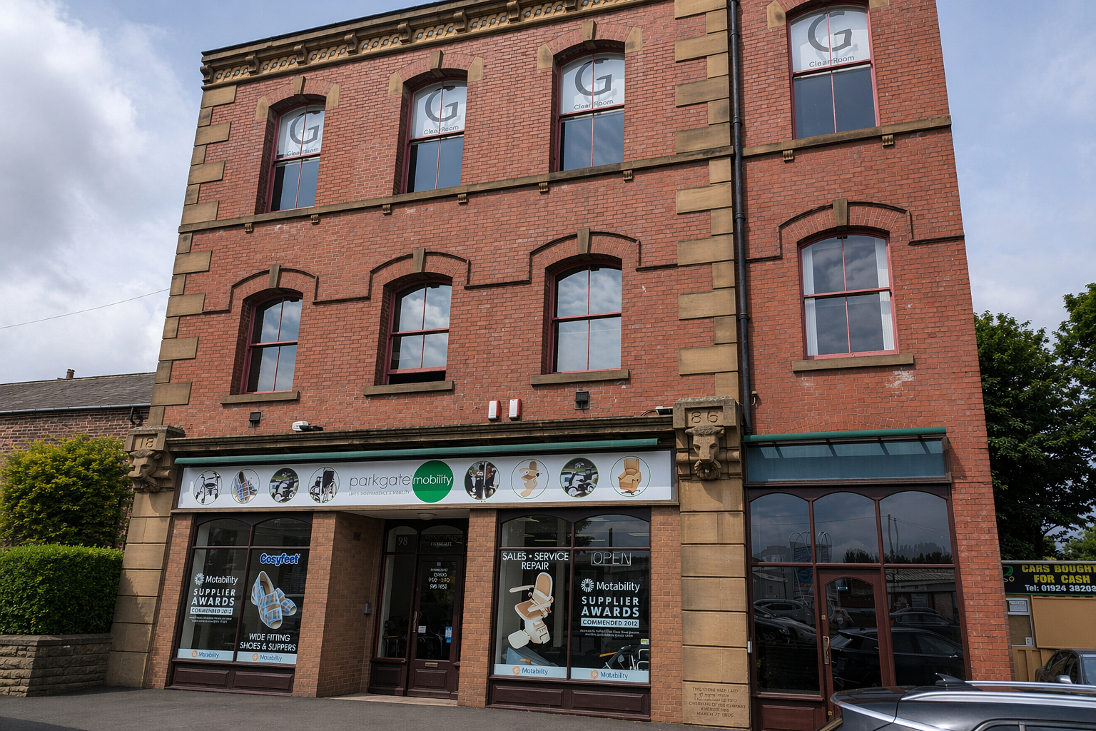 TechMonkeys office at 98a Denby Dale Road, Wakefield
